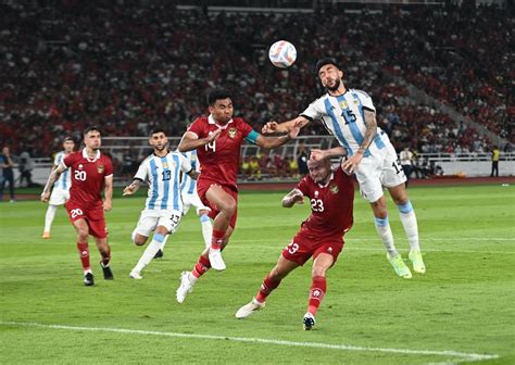 live timnas indonesia vs argentina score